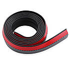 Молдинг на бампер (250х6 см) SAMURAI CARBON / Гумова губа на передній бампер / Молдинг автомобільний, фото 4