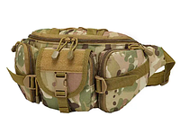 Тактическая поясная сумка мультикам нагрудная сумка армейская 6л сумка на пояс тактическая мужская бананка ВСУ
