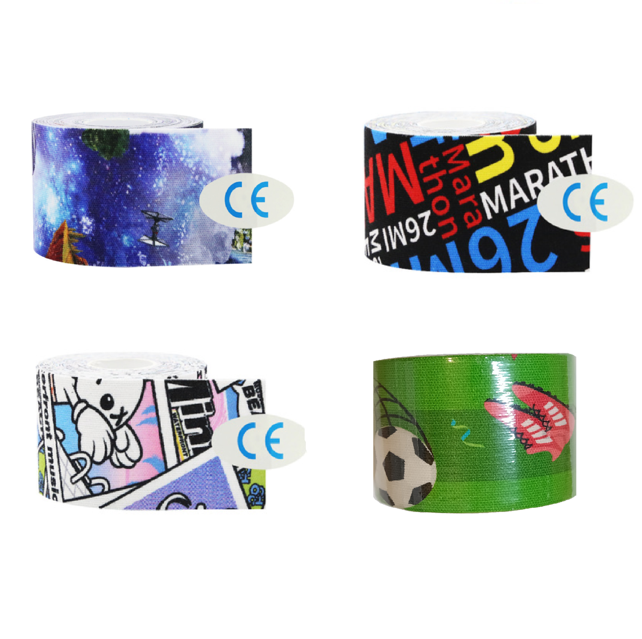 Кінезіо Тейп Ezapp Супер Принт 5см х 5м