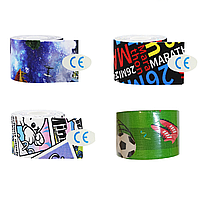 Кінезіо Тейп Ezapp Супер Принт 5см х 5м