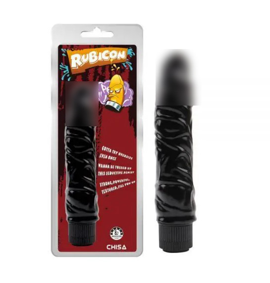 Чорний мультишвидкісний вібратор Rude Vibrating Him, фото 1