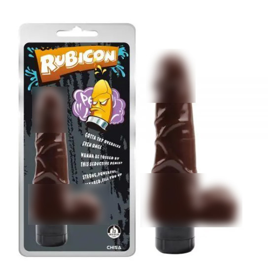 Коричневий мультишвидкісний вібратор із мошок Verve Vibe Cock, фото 1