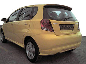 Спойлер (під фарбування) для Chevrolet Aveo T200 2002-2008 рр