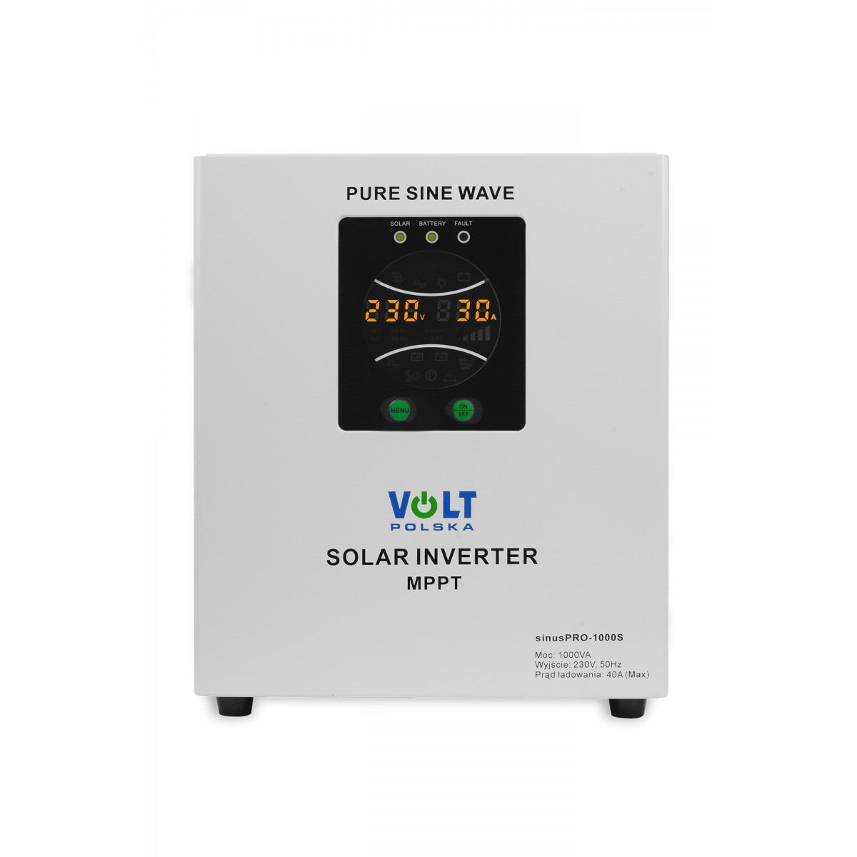 SINUS PRO 1000S 12/230V (700/1000W) + 30A MPPT СОНЯЧНИЙ ІНВЕРТОР