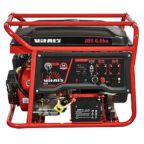 Генератор бензиновий Vitals JBS 6.0 ba