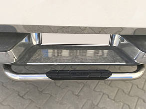 Задній захист Omsa (нерж) 70 мм для Isuzu D-Max 2011-2019 рр