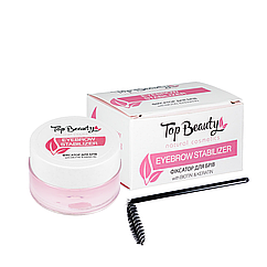 Віск для фіксації брів Top Beauty з кератином 20 мл