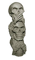 Силіконова форма Проміс-Плюс для свічок 3 Wise Skulls