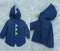Дитяча демісезонна куртка зі світловідбиваючими шипами для хлопчика від 2 до 6 років, весняна курточка для дітей - весна осінь
