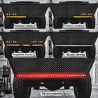 Підсвітка для автомобіля DXZ N-PK-1 1,2 м/ 72 led гнучка LED стрічка для авто 4 шт., фото 3