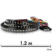 Підсвітка для автомобіля DXZ N-PK-1 1,2 м/ 72 led гнучка LED стрічка для авто 4 шт., фото 5