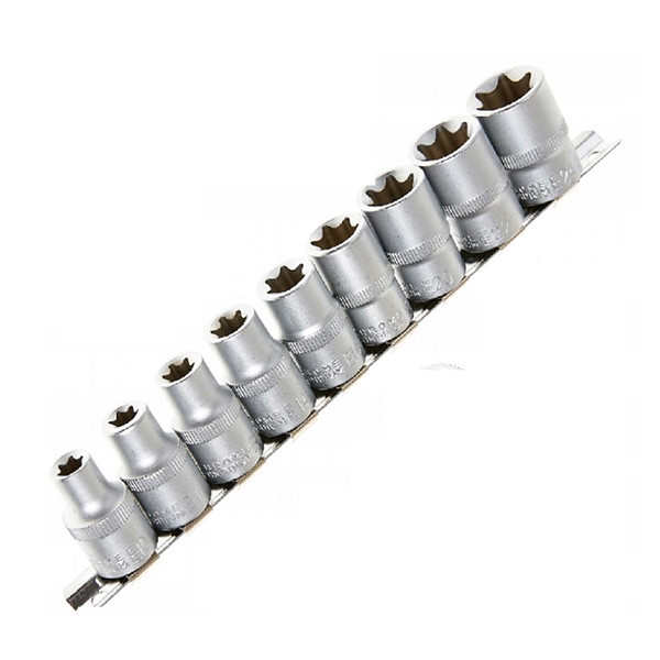 Набір торцевих головок 1/2" (E10-E24) 9 шт. Falcon F08062