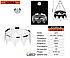Люстра підвісна світлодіодна (38W, 4000K, 2660lm, хром) SMD LED / лед люстра ASTORIA-38, фото 5