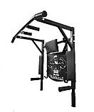 Турнік з Гумовими ручками з рамкою, бруси 4 в 1 домашній розбірний настінний (на стіну) для будинкуСР, фото 4