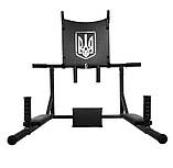 Турнік з Гумовими ручками з рамкою, бруси 4 в 1 домашній розбірний настінний (на стіну) для будинкуСР, фото 9