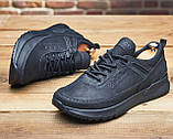 Кросівки Чоловічі Шкіряні Чорні, фото 7