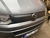 Зимняя накладка на верхнюю решетку Матовая для Volkswagen T5 2010-2015 гг