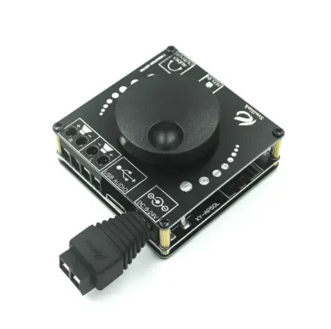 Аудіопідсилювач цифровий, двоканальний 20W+20W з Bluetooth модулем xy-ap15H