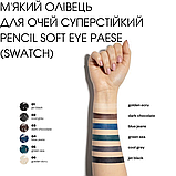 М'який Олівець для очей суперстійкий Pencil Soft Eye Paese 1,5g (04) blue jeans, фото 4