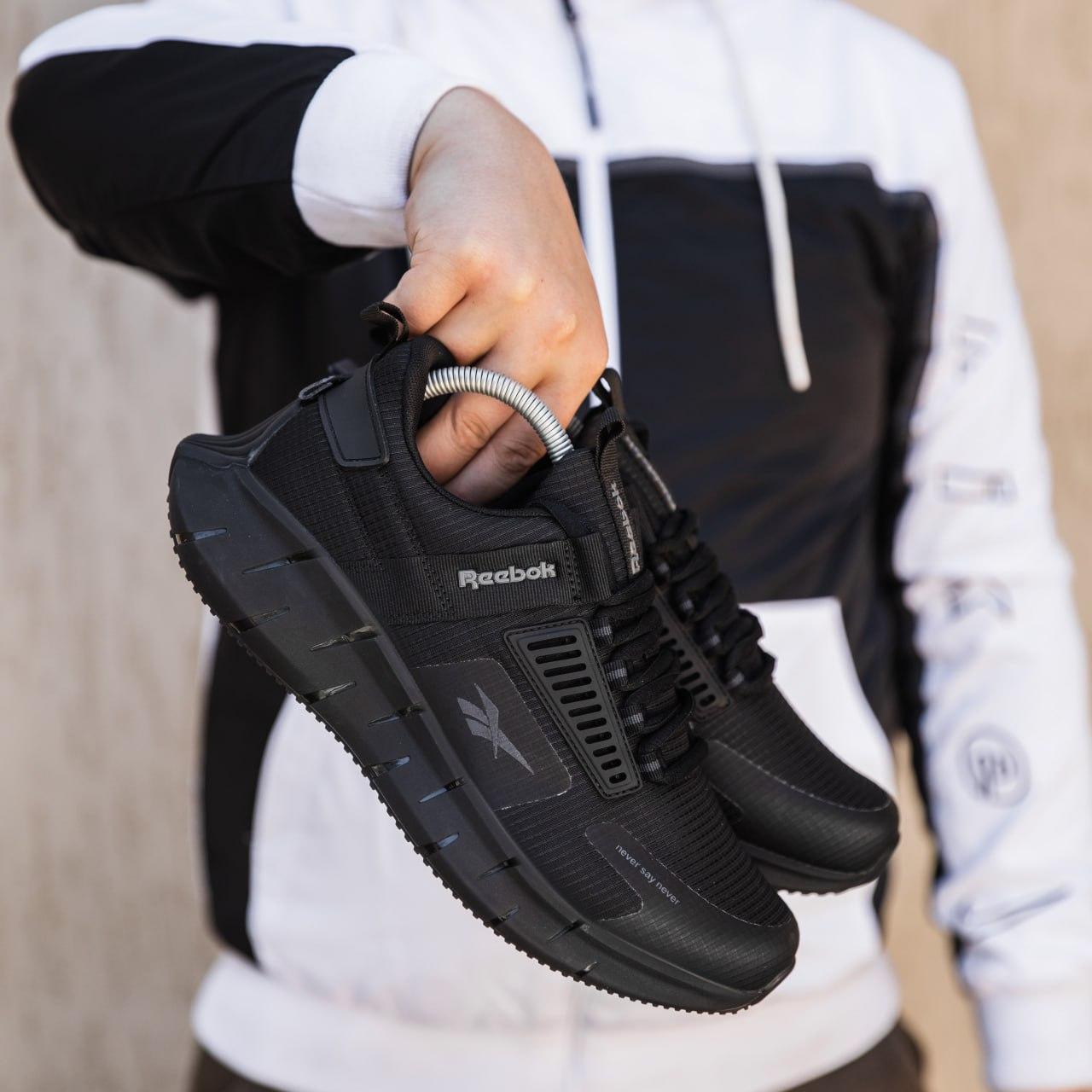 Кросівки чоловічі чорні Reebok ZIG KINETICA Black (13198)