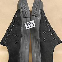 ЗНИЖКА! 37р (23,5см) Конверси ЧОРНІ кросівки кеди в стилі Converse all star, фото 6