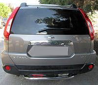 Задняя скоба AK007 (2 шт, нерж.) для Nissan X-trail T31 2007-2014 гг