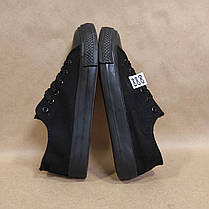 ЗНИЖКА! 38р (24см) Конверси ЧОРНІ кросівки кеди в стилі Converse all star, фото 4