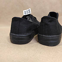 ЗНИЖКА! 38р (24см) Конверси ЧОРНІ кросівки кеди в стилі Converse all star, фото 6