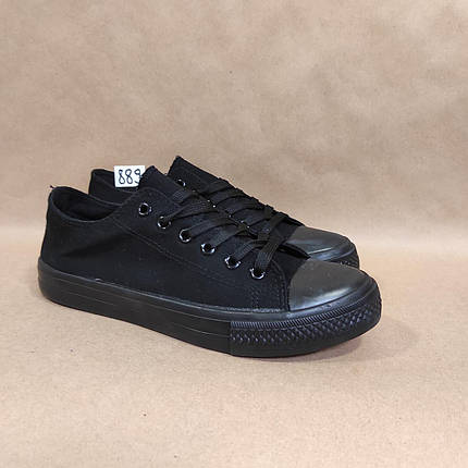 ЗНИЖКА! 38р (24см) Конверси ЧОРНІ кросівки кеди в стилі Converse all star, фото 1