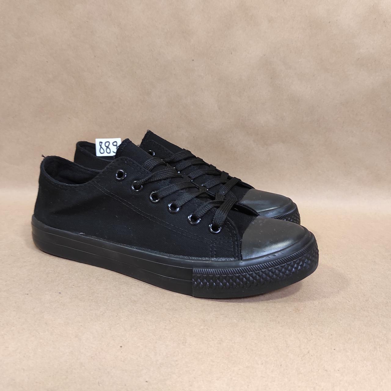 ЗНИЖКА! 38р (24см) Конверси ЧОРНІ кросівки кеди в стилі Converse all star