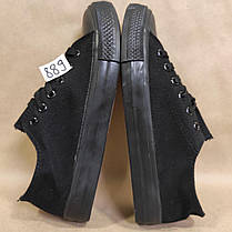 ЗНИЖКА! 38р (24см) Конверси ЧОРНІ кросівки кеди в стилі Converse all star, фото 6