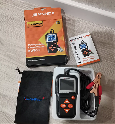 Тестер аккумулятора KONNWEI KW650, анализатор АКБ (ID#1936541578), цена ...