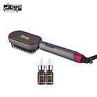 Електричний гребінець випрямляч для волосся DSP 60W, фото 2