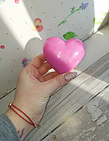 Мило ручної роботи валентинка сердце рожевого кольору