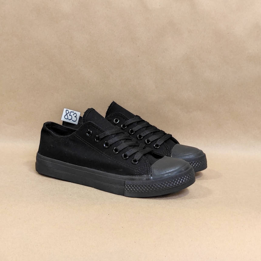 ЗНИЖКА! 37р (23,5см) Конверси ЧОРНІ кросівки кеди в стилі Converse all star, фото 1