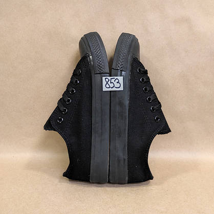 ЗНИЖКА! 37р (23,5см) Конверси ЧОРНІ кросівки кеди в стилі Converse all star, фото 6