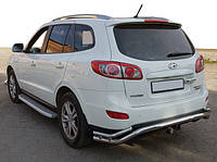 Задняя дуга AK007-1 (нерж.) для Hyundai Santa Fe 2 2006-2012 гг