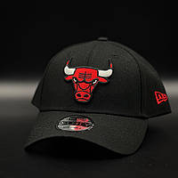 Оригинальная черная кепка New Era 9FORTY NBA Chicago Bulls Team 11405614