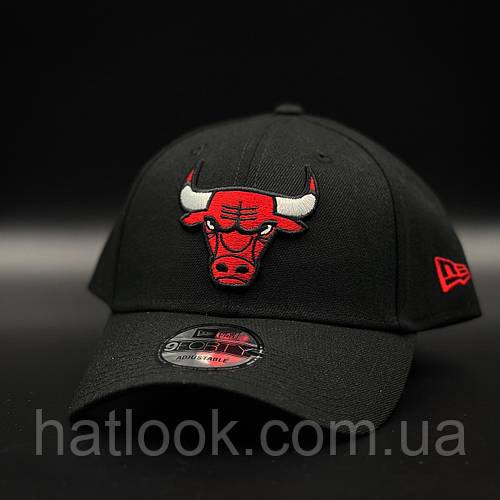 Оригінальна чорна кепка New Era 9FORTY NBA Chicago Bulls Team 11405614 ...