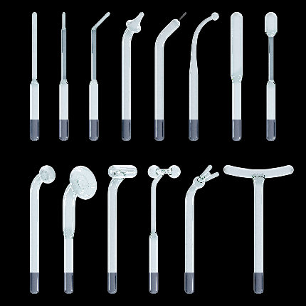 Набір електродів для дарсонвалів BactoSfera DARSONVAL (14 шт) без футляра, фото 3
