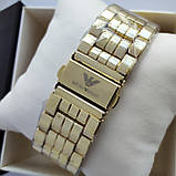 Чоловічий наручний годинник Emporio Armani (Армані) чорний циферблатом, блакитне покриття - код 2200t, фото 5