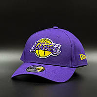 Оригинальная фиолетовая кепка New Era 9FORTY NBA Los Angeles Lakers 11405605 бейсболка