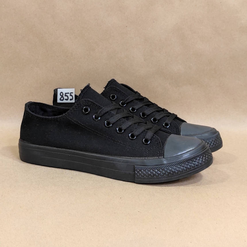 ЗНИЖКА! 38р (24см) Конверси ЧОРНІ кросівки кеди в стилі Converse all star, фото 1
