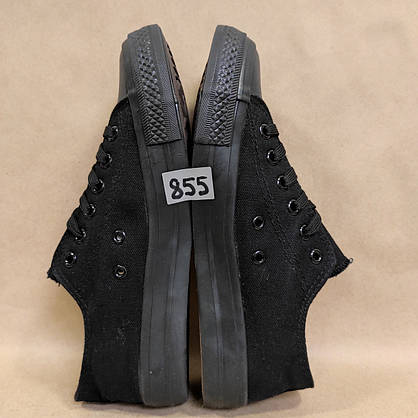 ЗНИЖКА! 38р (24см) Конверси ЧОРНІ кросівки кеди в стилі Converse all star, фото 4