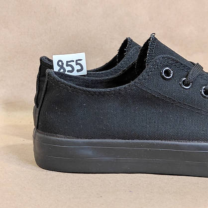 ЗНИЖКА! 38р (24см) Конверси ЧОРНІ кросівки кеди в стилі Converse all star, фото 3