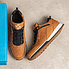 Чоловічі шкіряні кросівки (натуральна шкіра), чоловіче взуття весна осінь, рижі кроси для чоловіків. Розмір: 40 41 42 43 44 45, фото 6