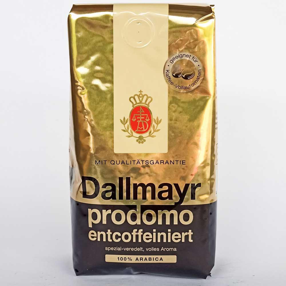 Кава без кофеїну в зернах Dallmayr Prodomo Entcoffeiniert 500г Німеччина