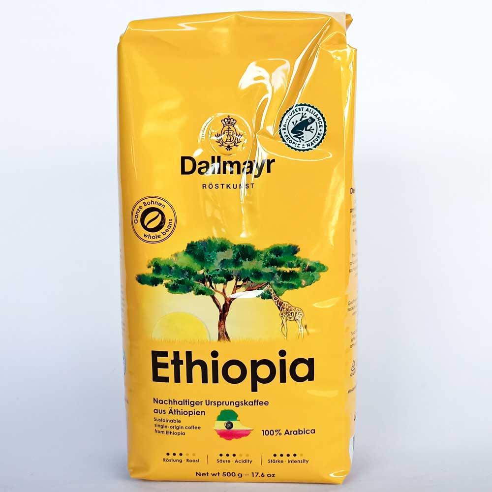 Dallmayr Ethiopia кава в зернах монобленд арабіки 500 грам Німеччина