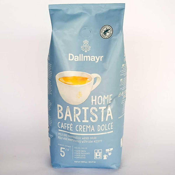 Dallmayr Home Barista Caffe Crema Dolce кава в зернах | 1кг | Bear Coffee