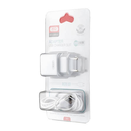 МЗП XO L99 ( EU ) 2.4A Home charger with Micro cable ( NB103 ) Micro, фото 3